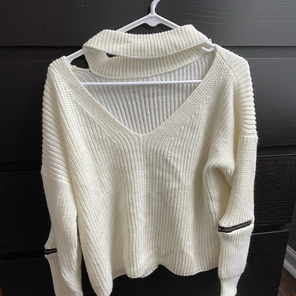 White sweater